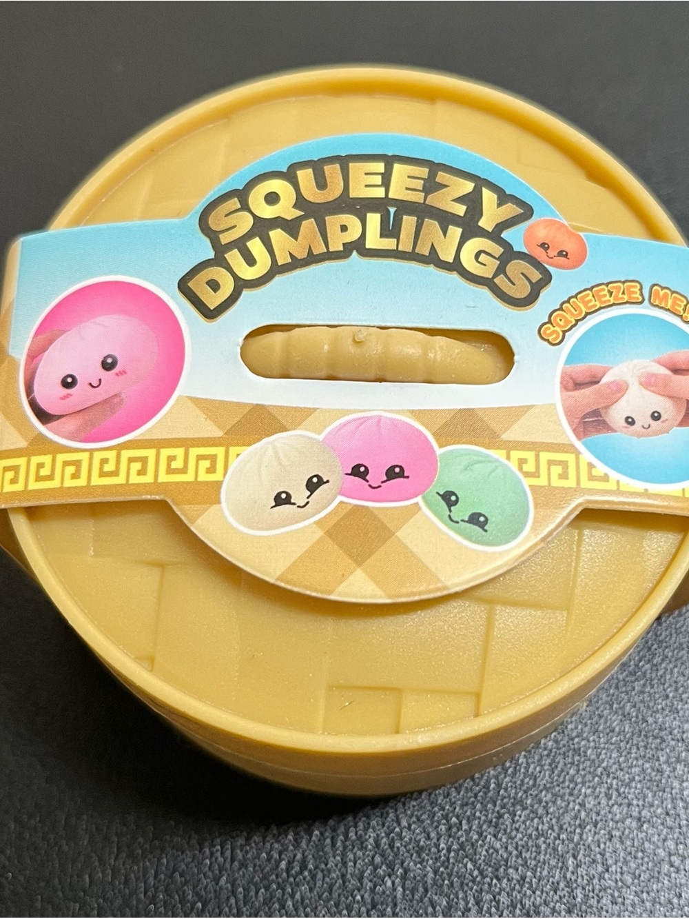 Squishy Dumpling - Yellow, Pink or Green.